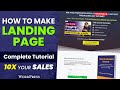 How to Create A Landing Page with WordPress Free, Lead Magnet & Course Selling Landing Page Tutorial