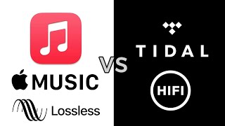 Apple Music Lossless vs Tidal HiFi (4-song comparison)