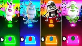 Crazy Frog vs Booba vs буба vs Buba | Tiles Hop Edm Rush music gamer hacker