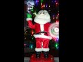 25 days of christmas day 6 gemmy message fan santa