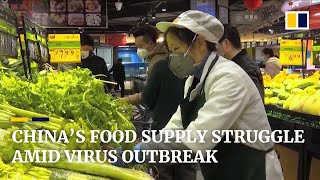 China scrambles to deliver food to coronavirus epicentre Wuhan amid lockdown
