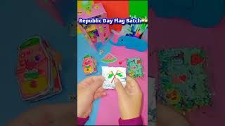 REPUBLIC DAY SPECIAL DIY by Moni art &  Diy 🤔#tricks #shorts#youtubeshorts #viral #republicday#cute