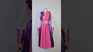 A2419 분홍색 쉬폰 포인트 난타공연복 트롯난타 앙플의상 #hanbok #난타공연