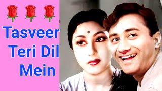 Tasveer Teri Dil Mein | Unplugged song | Lata Mangeshkar