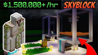 ✅ THE BEST Iron Golem Farm on SkyBlock (Tutorial) | OP Mob Grinder / Spawner - 1.16 (NetherGames)