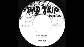 Vox Pop - Cab Driver