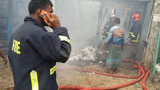 তুলায় আগুন লেগে  সব কিছু পুরে ছাই,, হামিদপুর, সখিপুর,টাংগাইল