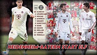 Heidenheim - Bayern München 3-2 LINEUPS!! Bundesliga 2024