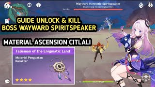 Unlock Boss Wayward Hermetic Spiritspeaker Material Ascension Citlali Talisman Of The Enigmatic