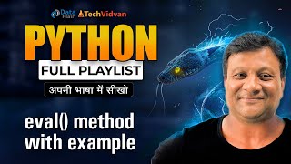 eval method in Python | Use of eval() Function in Hindi | How to Read Expression in Python