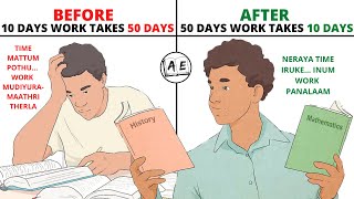 STOP WASTING TIME| 12 Weeks to change your life tamil |Stop laziness and procrastination Tamil | AE