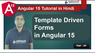 Template Driven Forms in Angular 15 | Forms | Angular 15 Tutorial in Hindi