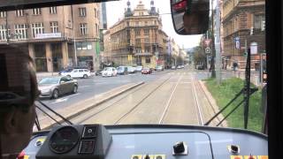 【チェコ】 プラハ市電 その1　前面展望　Trams in Prague, Czech Republic　(2014.4)