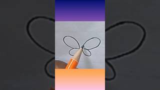 66 से बना तितली बनी#how to draw butterfly 66 easy step by step #sunilajayart#viral