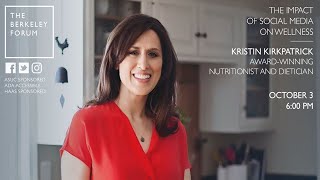 Award-Winning Nutritionist and Dietician Kristin Kirkpatrick at the Berkeley Forum