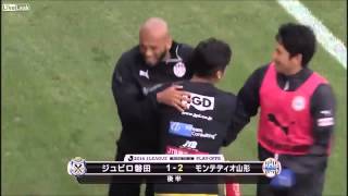 Goalkeeper scores header in J-League 2 Playoff - Norihiro Yamagishi