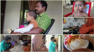 ഭർത്താവിനും കുഞ്ഞിനും വയ്യാതെ ആയാൽ പിന്നെ ഇതാണാവസ്ഥ😓😥|A day in my life vlog