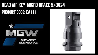 Check out the Dead Air Key-Micro Brake 5/8x24 - Part# DA111