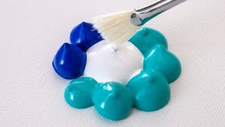 Acrylic Beach Painting | Easy Tutorial for Beginners