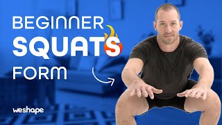 Squats For Beginners: How to do a Squat Correctly // The most Effective Squat Challenge