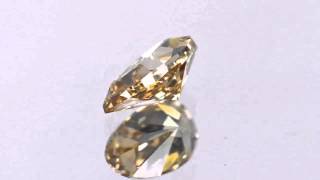 1.66-Carat Rare Type-2A Flawless Fancy Golden Brown Diamond