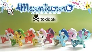 NEW TOKIDOKI MERMICORNO Blind Bags Unboxing! FULL COLLECTION with Chaser Pearla!