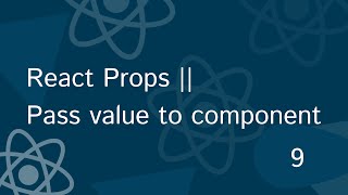 Full React Tutorial #9 - props in react js | props in react js functional component | react Props