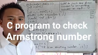 C program to check armstrong number.