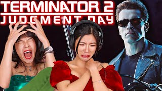 Foreign Girls React | Terminator 2: Judgment Day (1991)| First Time Watch