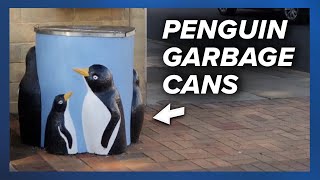 🐧 Town of Penguin preserves its penguin-themed trash cans