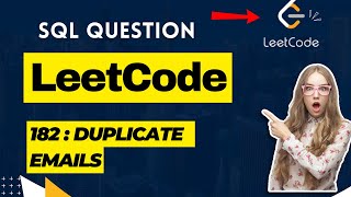 Leetcode 182 duplicate emails | LeetCode SQL solution | Duplicate Email leetcode answer