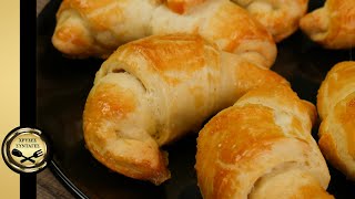 Croissants with only 4 ingredients, ready in a few minutes - GOLDEN RECIPES