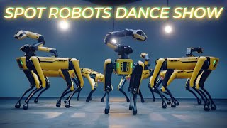 Spot Robots Dance Show | Boston dynamics robot in dance-off