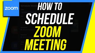 How to Schedule a Zoom Meeting