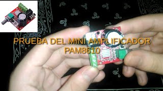 MINI AMPLIFICADOR PAM8610