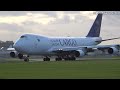 35 min of heavy departures b747 a380 a350 amsterdam schiphol airport spotting