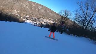 Bristol Mountain Snowboarding with my daughter