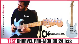 Charvel pro mod DK24 hss primer gray, Demo test rápido