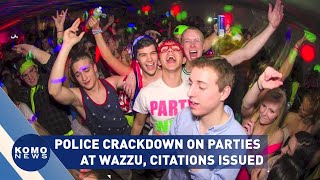 Police crackdown on parties at Wazzu, citations issued