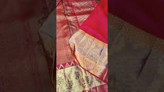 Pure kanchipuram silk saree                      whatsapp number 7200136209