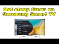 How to put Samsung TV on sleep timer Samsung smart TV, Set timer