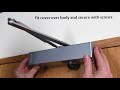 union retro overhead door closer screwfix