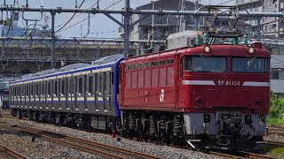 【付属】EF81-134+E235系1000番台F-38編成 新津配給 配9644レ