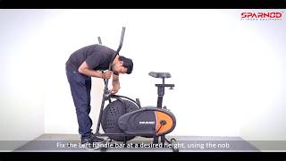 SOB-1000 - Dual Orbitrek Elliptical Cross Trainer for Home Gym - Demo & Installation