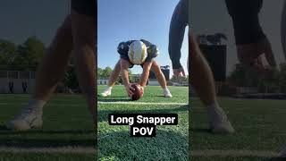 🗣The NFL’s most under-appreciated position👀 (Long Snapper🏈)