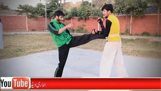 kyokushin karate fighting  Al Khair marital arts academy bajaur