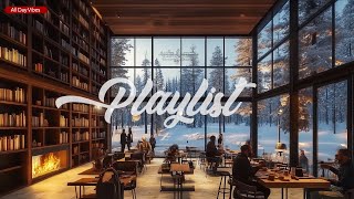 [Cafe Playlist] 굿바이 2024👋 🎶겨울 감성을 가득 담은 카페 음악 모음 ❄️☕  A Perfect Winter Cafe Playlist from the Start