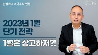 2023년 1월 단기 주식시장 전망: 상반월은 '고', 하반월은 '저' [한상희의 미국주식 쩐쟁]_STEPS