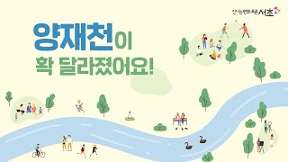 서초구 양재천, 반포천 및 자연재해 예방 홍보영상(30\