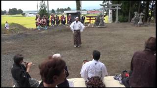 ２０１６滑田八坂神社秋祭権現舞奉納